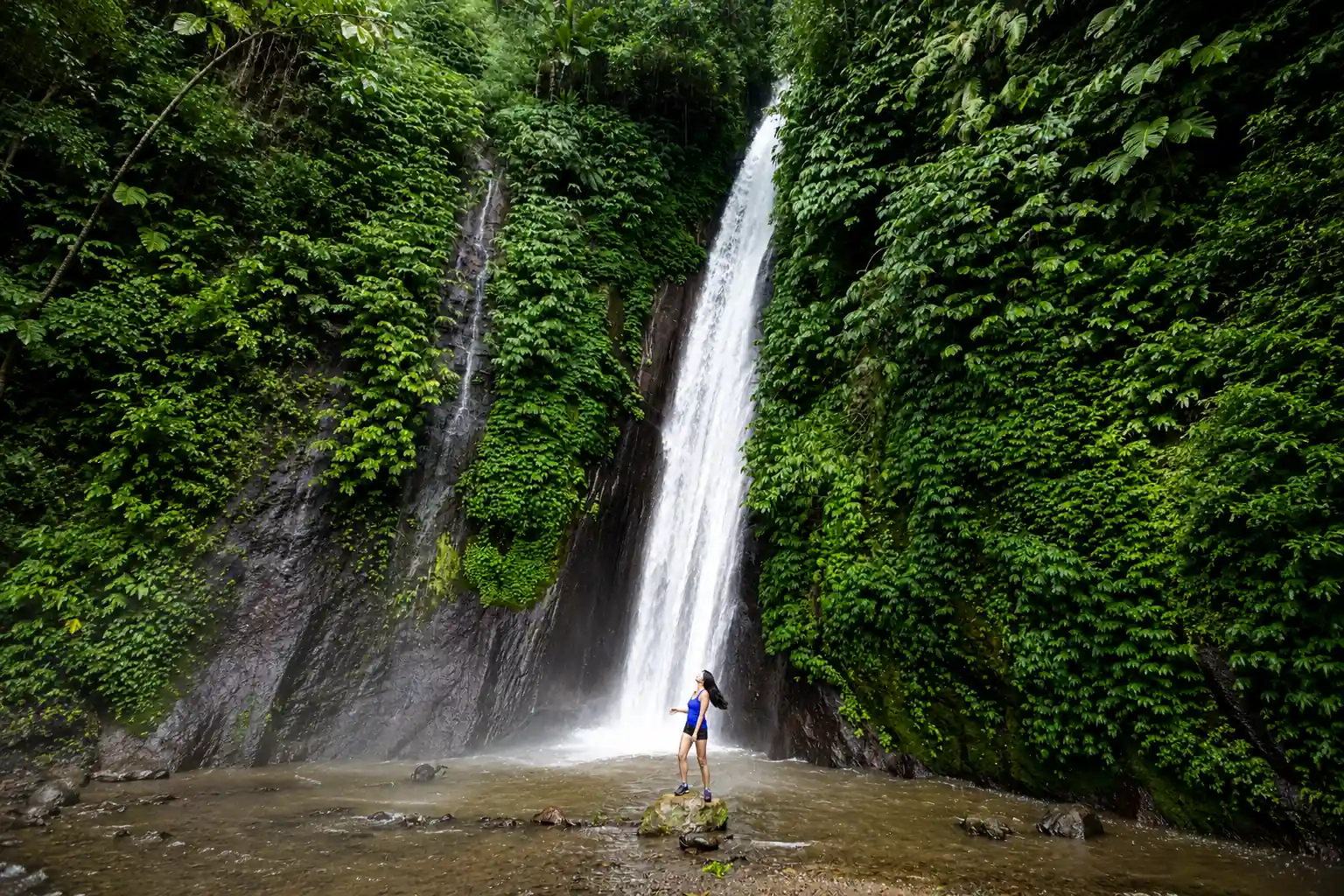 Red Coral Bali waterfall
